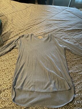 Michael Kors Light Blue Knit Crewneck Top